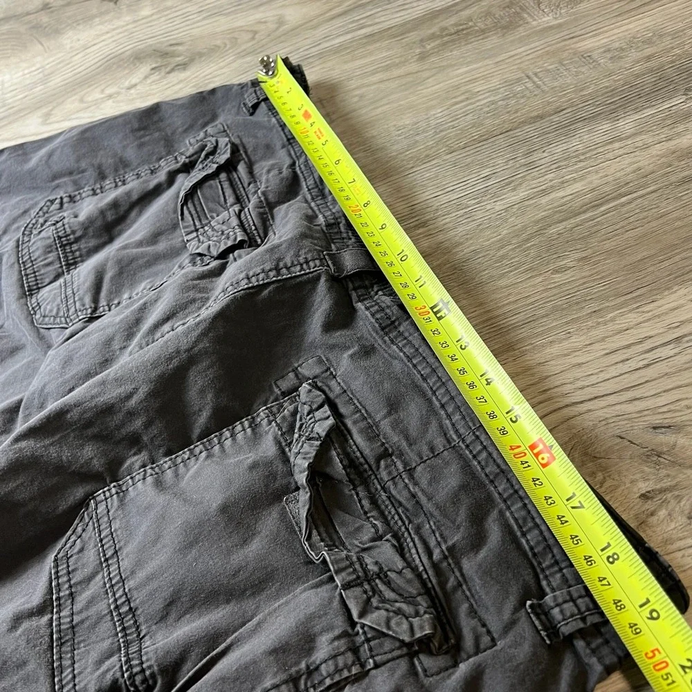 Unionbay Cargo‎ Shorts Mens 40 Black Stretch Utility Hiking Gorpcore Outdoors